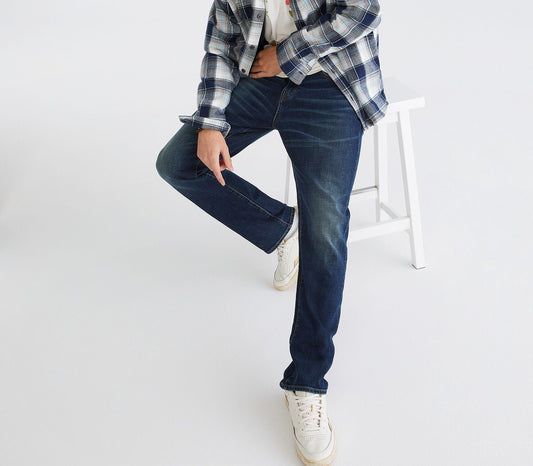 Athletic Straight Premium Air Jeans with Unique Everyday 005