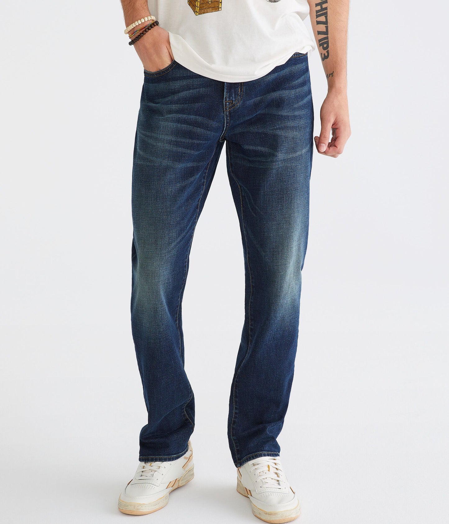 Athletic Straight Premium Air Jeans with Unique Everyday 005