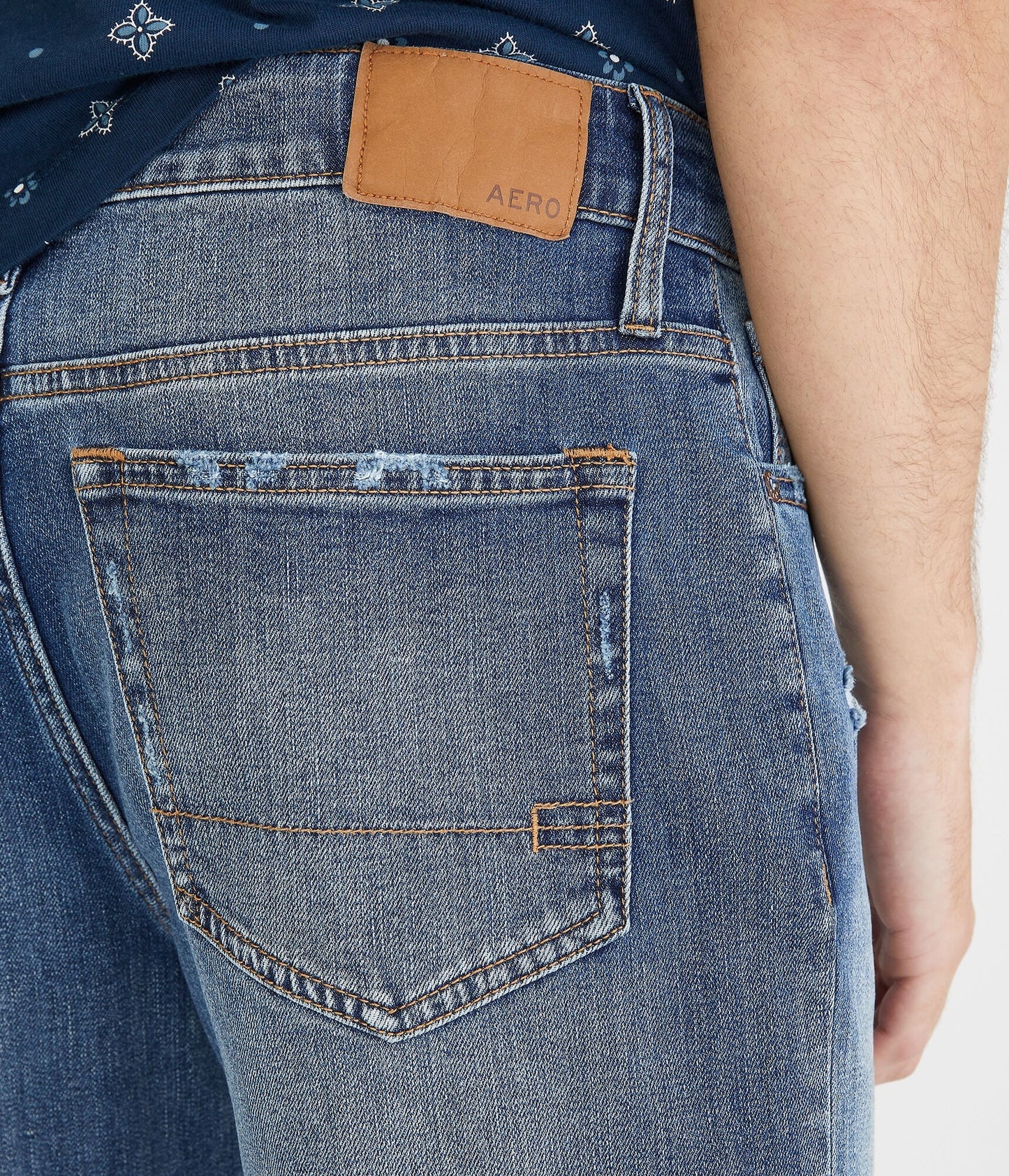 Athletic Straight Premium Jean with Unique Everyday 001