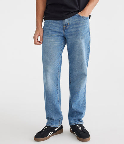 Loose Straight Jeans with Unique Everyday 003